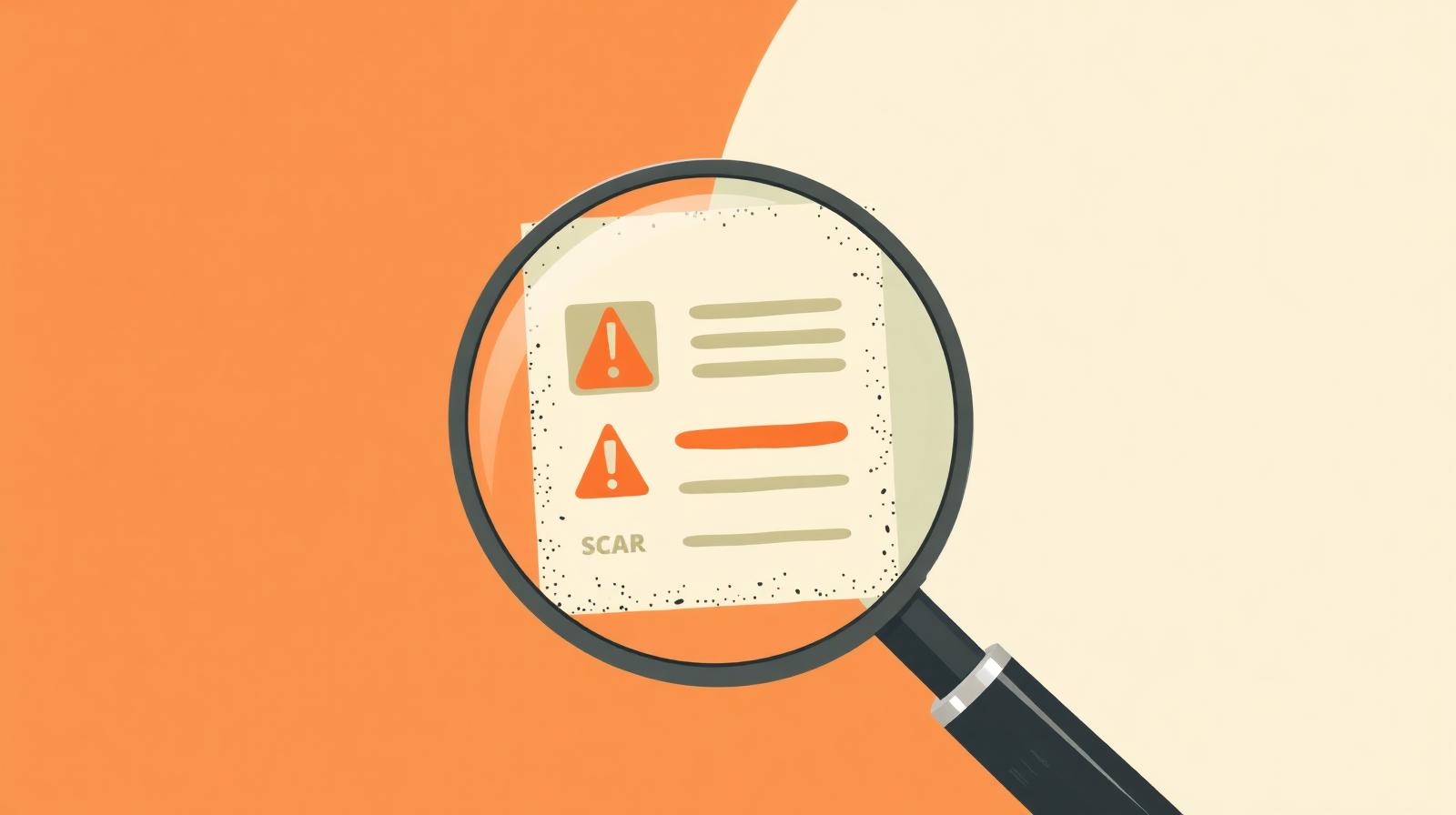 Abstract gradient cover representing apartment listing scam detection